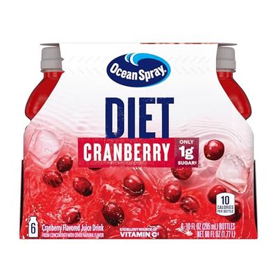 Ocean Spray Diet Cranberry Juice Drinks, 10 Fl Oz Bottles, 6 Count (Pack of 1)