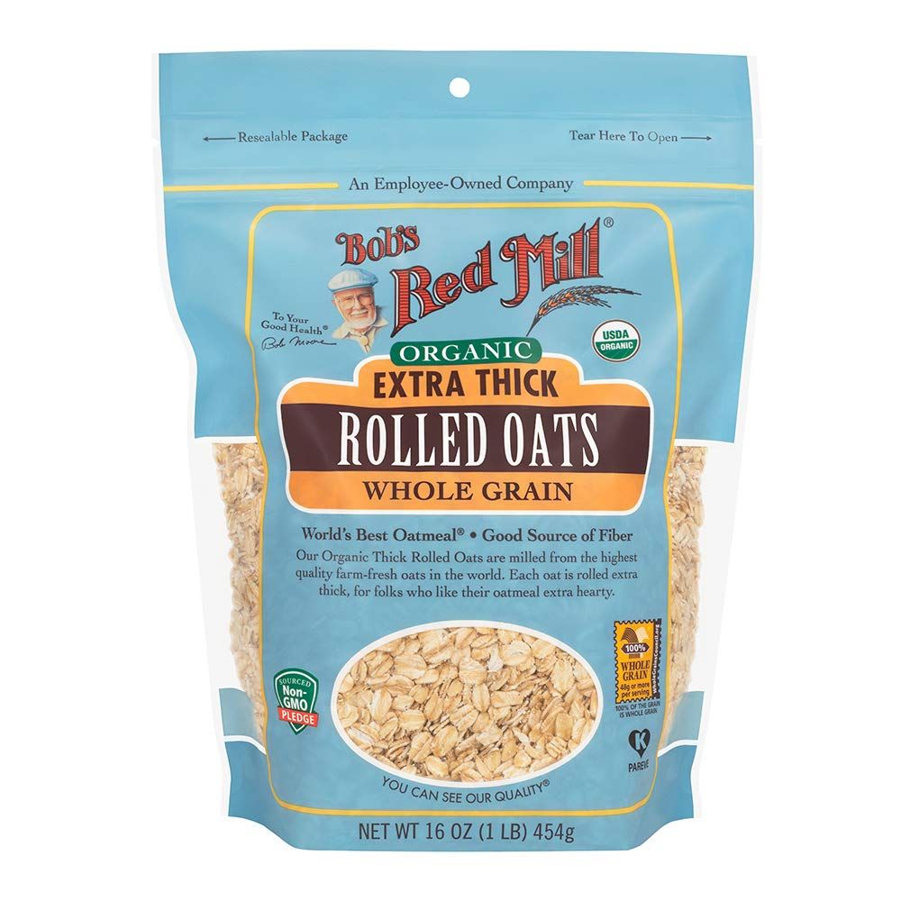 Bob&#39;s Red Mill Organic Extra Thick Rolled Oats, 16 Oz