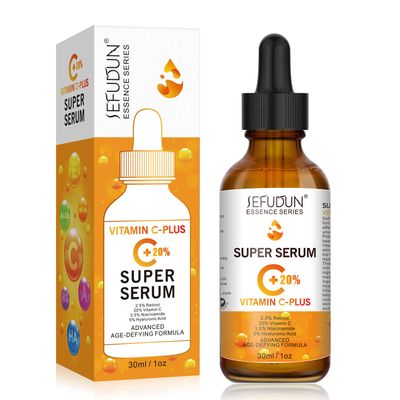 20 Vitamin C Serum for Face with Hyaluronic Acid 1 Fl Oz, Anti Aging Facial Serum for Women Men, Antioxidant, Fades Dark Spot, Boost Skin Collagen, Hydrate Plump Skin, Anti Aging Wrinkle