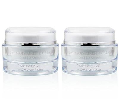 Vivo Per Lei Dead Sea Day Cream - Face Moisturizer for Women - Moisturizing, Hydrating, Non Greasy - 3.4 Fl. Oz. - Pack of 2