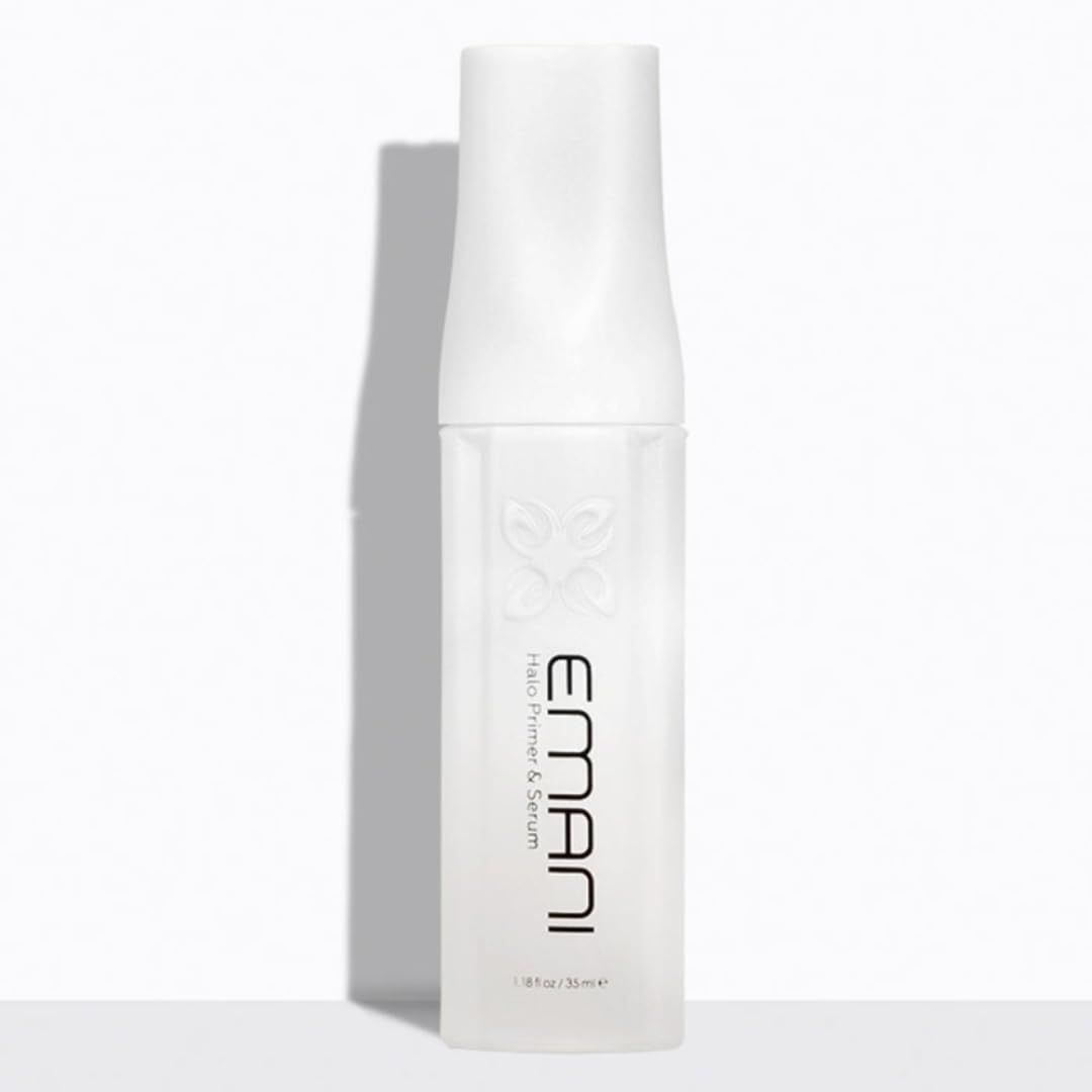 Emani Halo Vegan Collagen Serum for Face, Anti Aging Peptide Serum with Collagen Boost, Ideal for Fine Lines, Wrinkles, and Rough Texture, 1.18 fl oz
