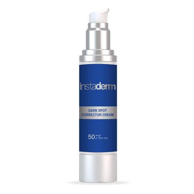 Instaderm Anti Aging Dark Spot Corrector Cream- Naturally Fades Dark Spots, Sun Spots, Age Spots, Acne Blemish Scars, Brown Spots Freckles for Brighter Lighter Hydrated Looking Skin.
