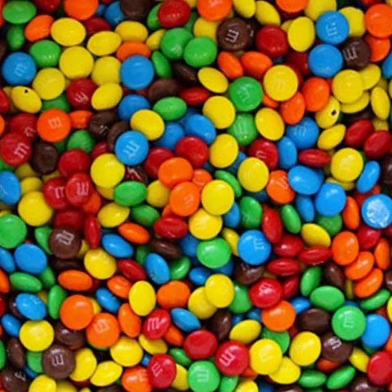 Mini Peanut Butter Chocolate Candies - Bulk 2 Pound Bag - Creamy Peanut Butter Filled Mini Candies in Colorful Crunchy Shell - Individually Coated Candy for Parties, Snacks Desserts