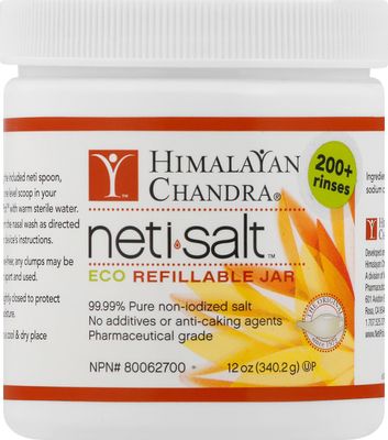 Himalayan Chandra Neti Pot Salt Jar, 12 oz
