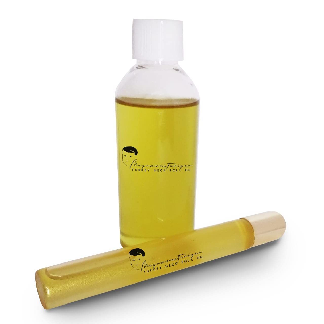 MEGAMOISTURIZER TURKEY NECK ROLL ON Facial Serum Kit - Anti Aging Serum for Neck and Face Massage Reduces Fine Lines Tightens Skin Anti Wrinkle Serum - Face Serum Roller with Refill (15 80 ml)