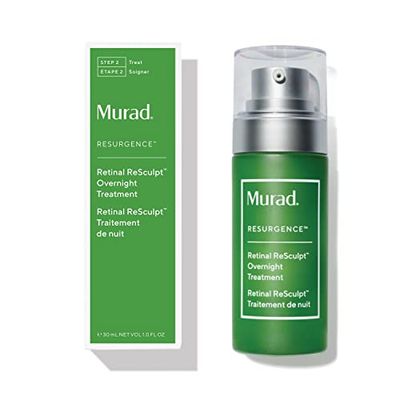 Murad Retinal ReSculpt Overnight Treatment - Advanced Face and Neck Serum with Encapsulated Retinal, Kangaroo Paw, Olive, Oat Smooths Deep Wrinkles and Crepey Skin, Lifts Sagging Skin - 1 Fl Oz