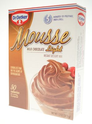 Dr Oetker Milk Chocolate Mousse Light, 1.3-Ounce (Pack of 6)
