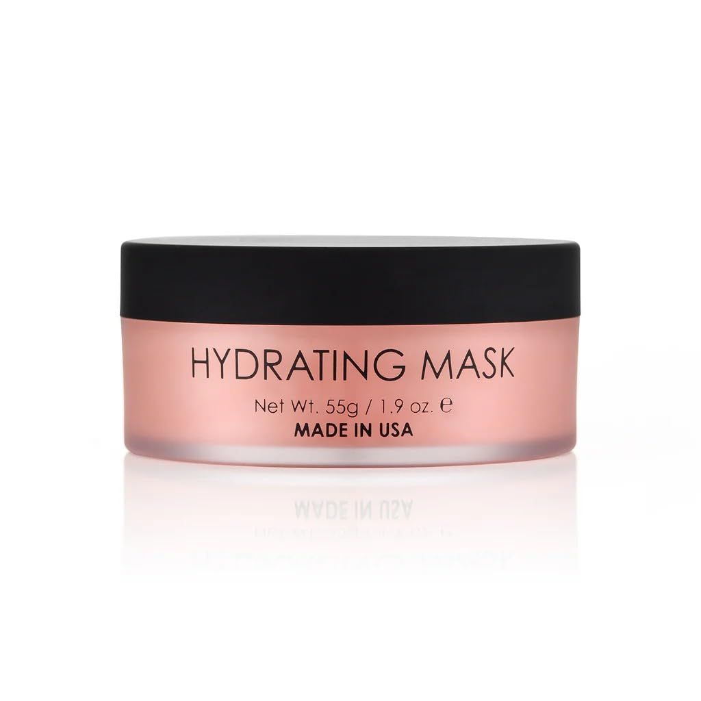 BODYOGRAPHY - Hydrating Face Mask For Dry and Sensitive Skin; Reduces Wrinkles and Anti Aging signs; Moisturizes and Naturally Glowing Skin Vegan, No Gluten, No Paraben, No Cruelty (1.9 oz)
