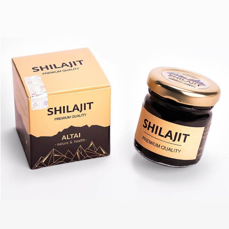 Wild-Harvested Original Shilajit Resin with Fulvic and Humic Acids, 85 Trace Minerals, Supports Metabolism and Immune System. 45 Grams -1,6 oz