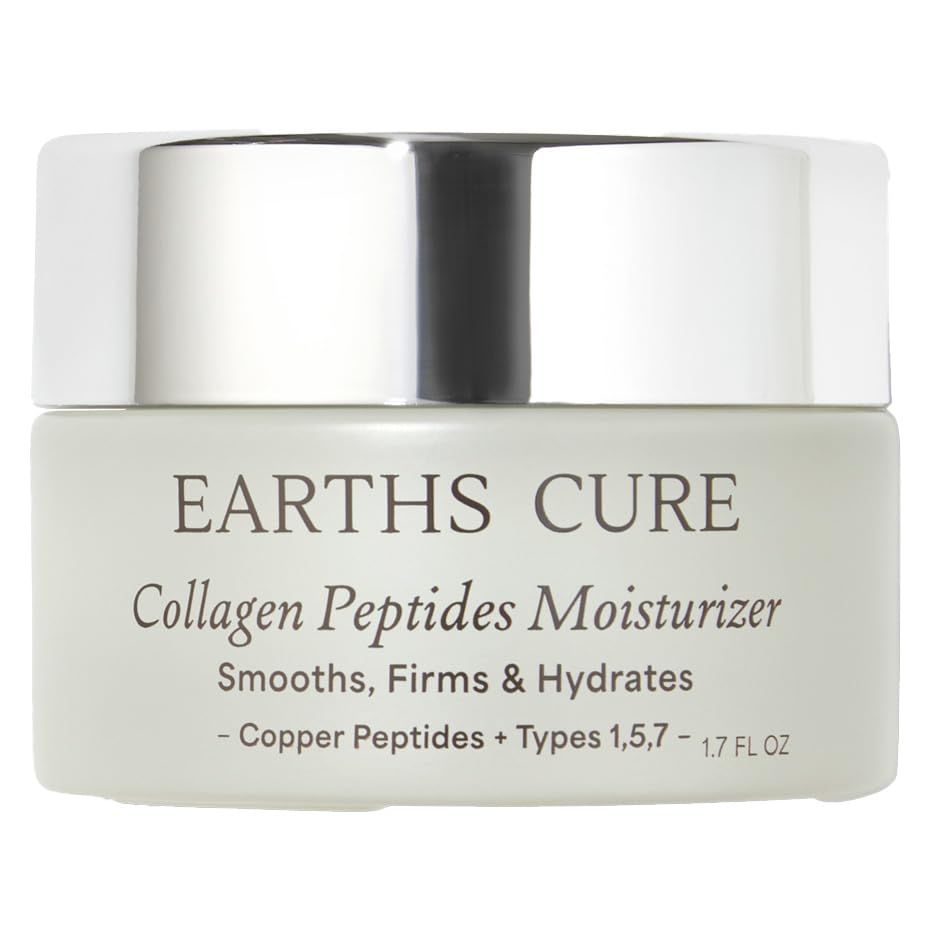 EarthsCure Nano Peptide Moisturizer for Face (2oz) - Natural Cream to Hydrate and Smooth. Contains Nano Peptides, Anti-Oxidants Hyaluronic Acid to Lift and Plump. For Sensitive Skin.