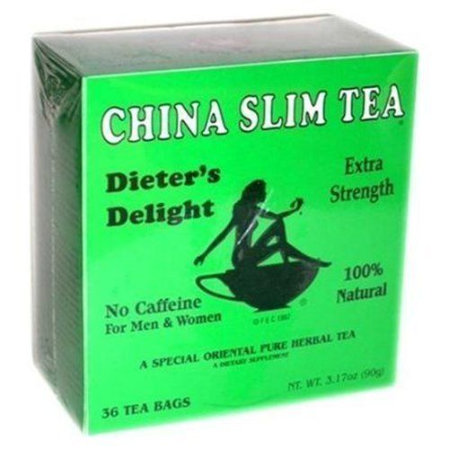 China Slim Tea Dieter&#39;s Delight 36 Tea Bags NET WT 3.17 OZ (90 g) by the teapot company