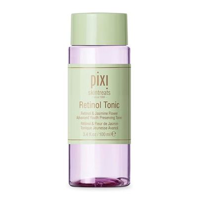 Pixi Retinol Tonic, Smoothing Firming Facial Toner, Enhanced with Peptides to Boost Collagen Production, Alcohol-Free Daily Rejuvenating Toner, 100ml 3.4 fl oz
