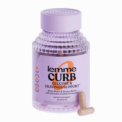 Lemme Curb Cravings, Improve Carb Metabolism, Support Weight Management wClinically Studied Chromium Picolinate, Bitter Melon, Ceylon Cinnamon Greens Blend I Drug-Free (30-Day Supply)