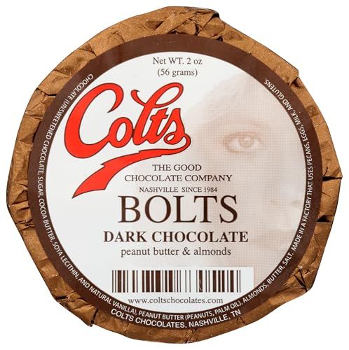 COLTS CHOCOLATES Dark Chocolate Colts Bolt, 2 OZ