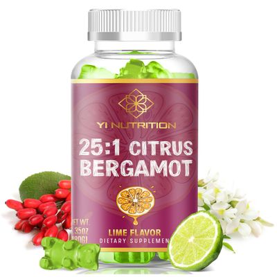 Yi Nutrition 25:1 Citrus Bergamot Gummy - No Sugar, No Maltitol, Higher Concentration