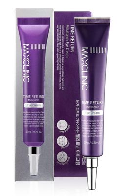 MAXCLINIC Time Return Melatonin Eye Cream for Dark Circles Fine Lines Clarifying Eye Cream for Bags Under Eyes Firming Eye Cream for Fine Lines Moisturizing Eye Cream for Eye Care (0.70 oz)