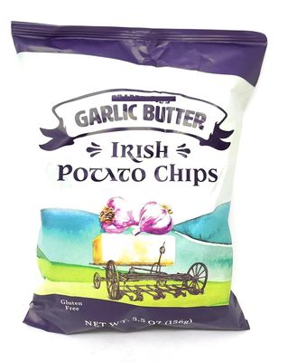 Garlic Butter Irish Potato Chips 5.5oz156g (Pack of 2)