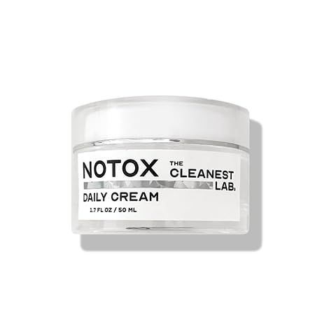 The Cleanest Lab NOTOX Daily Cream: Advanced Age-Defying Moisturizer for Firming, Tightening Collagen Boost - 1.7 fl oz