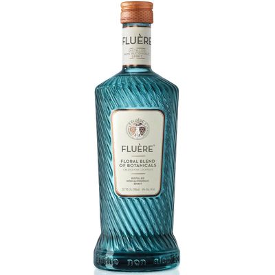 FLU RE Floral Botanical Blend Gin Alternative Premium Non-Alcoholic Distilled Spirit Alcohol-Free Spirit Alternative for Zero Proof Cocktails