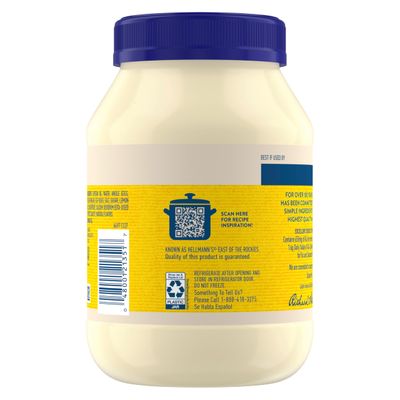 Best Foods Real Mayonnaise Mayo Jar For A Creamy Sandwich Spread or Condiment Gluten-Free, Made With 100 Cage-Free Eggs 30 oz