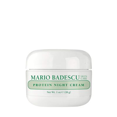 Mario Badescu Protein Night Cream for Dry and Sensitive Skin, Anti Aging Face Cream with Peptides, Collagen Vitamins A E, Reduces Wrinkles, Face Moisturizer for Women and Men, 1 OZ