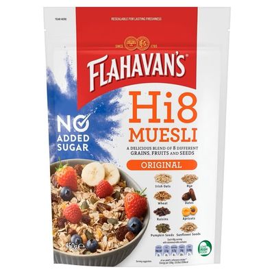 Flahavan&#39;s Hi8 Muesli Original 450G (15.87oz) Irish oats