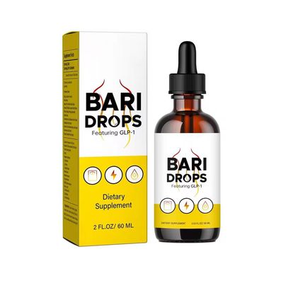 Bari Drops,Hunger Metabolism Support Drops Featuring GLP-1, Fitness Active Living, Supplement Drops(1pack,2 Fl Oz