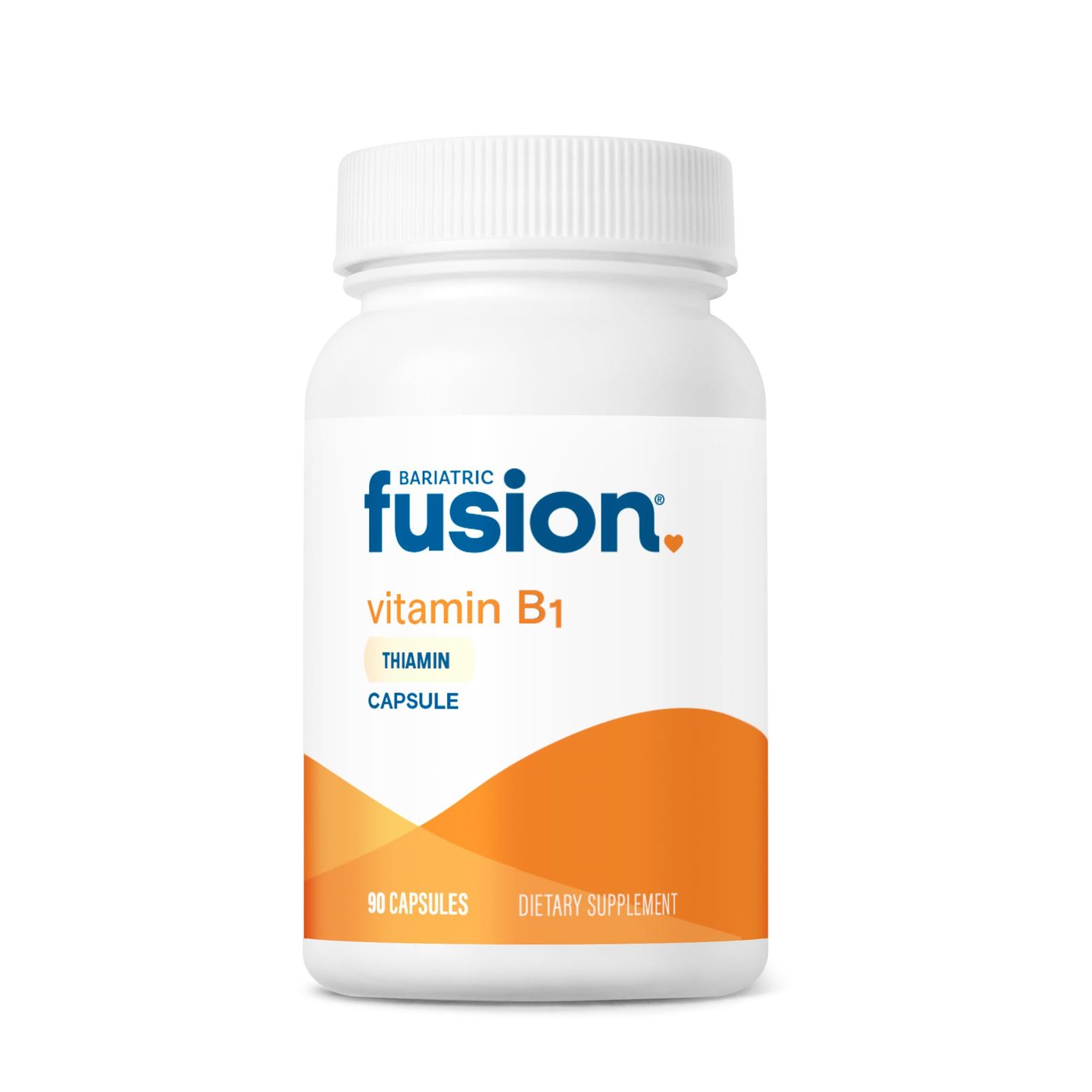 Bariatric Fusion Vitamin B1(Thiamine) for Bariatric Surgery Patients Including Gastric Bypass Sleeve Gastrectomy, Easy to Swallow Capsule, 90 Count