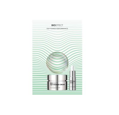 BIOEFFECT EGF Power Serum and Face Cream Moisturizer, Anti-Aging Skincare Gift Set to Hydrate, Visibly Reduce Wrinkles Age Spots with Barley Epidermal Growth Factor, Hyalyronic Acid Niacinamide
