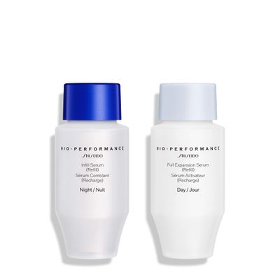 Shiseido Bio-Performance Skin Filler Serums Refill - Two-Step Serums System - Night Day Formulas for Plump, Firm Skin