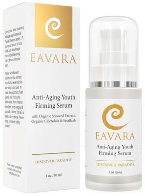 Organic Anti Aging Anti Wrinkle Serum Award Winning Face Serum to Reduce Wrinkles and Fine Lines Firming, Tightening, Lifting, Rejuvenating Hydrating Natural Organic Skin Care