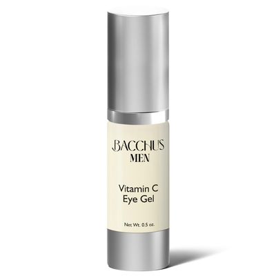 Bacchus Men Vitamin C Eye Gel, Reduce Dark Circles, Spots and Eye Puffiness - Anti Aging Treatment Nourishes, Revitalizes, Soothes, and Refreshes the Look of Your Eye Area Made in USA 0.5 oz