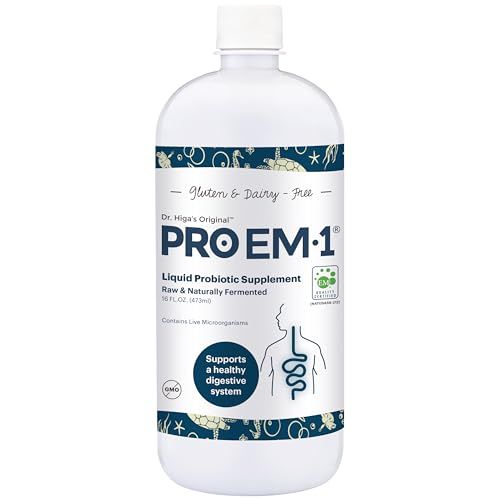 TeraGanix Organic Liquid Probiotic (30 Day Supply), Gut Health Supplement, Dr. Formulated for Adults Kids, Improves Immune Function, Digestion Nutrient Absorption, 6 Mil CFUml (16 fl oz)