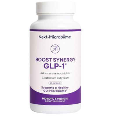 NEXT-MICROBIOME Boost Synergy Probiotic Akkermansia Muciniphila, Clostridium Butyricum HMO Ashwagandha, Supports Microbiome, Digestive Wellness Gut Health for Men Women (60 Capsules, 1-Pack)