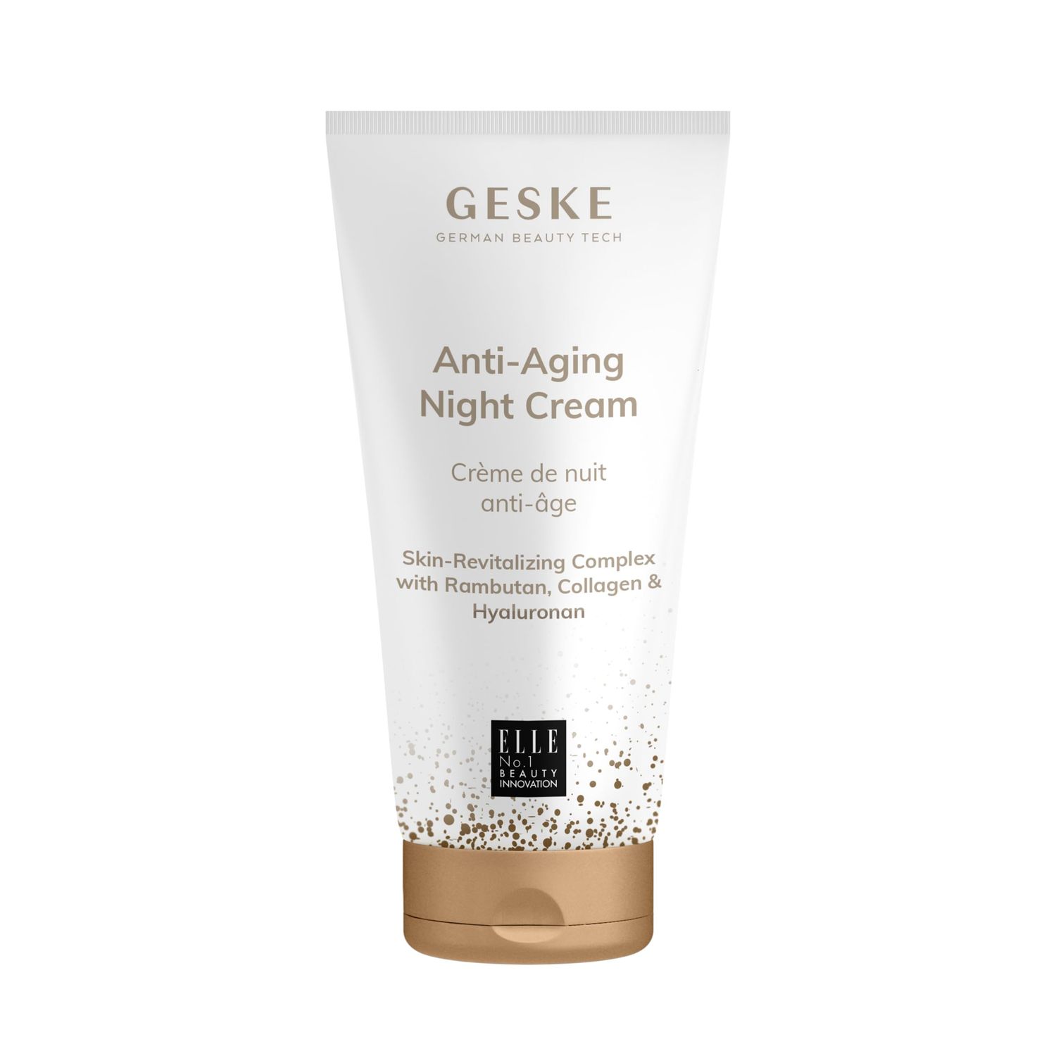 GESKE Anti-Aging Night Cream Moisturizing Skin Cream with Hyaluron Anti-Wrinkle Cream for Age-Defying Beauty Vegan Formula Suitable for Men, Women All Genders Complements GESKE Devices