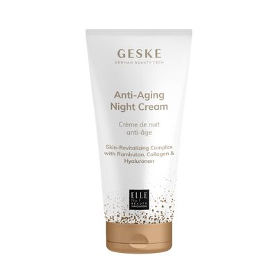 GESKE Anti-Aging Night Cream Moisturizing Skin Cream with Hyaluron Anti-Wrinkle Cream for Age-Defying Beauty Vegan Formula Suitable for Men, Women All Genders Complements GESKE Devices