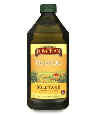 Pompeian Mild Taste Olive Oil, Perfect for Roasting Sauteing, Naturally Gluten-Free, Non-Allergenic, Non-GMO, 68 FL. OZ.