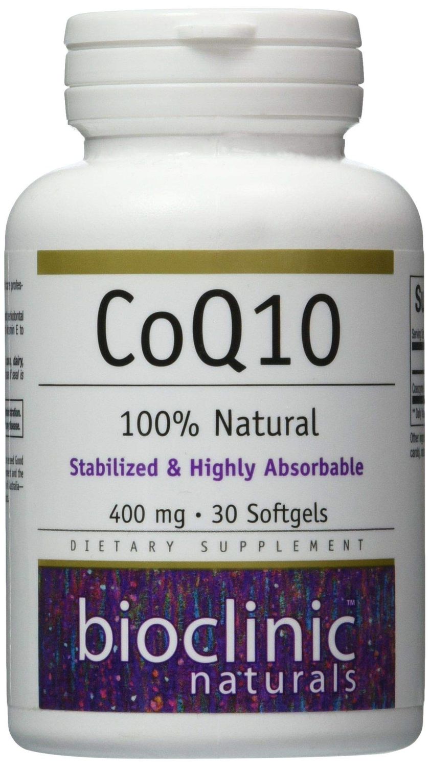 Bioclinic Naturals - Coq10 400 mg - 30 Softgels
