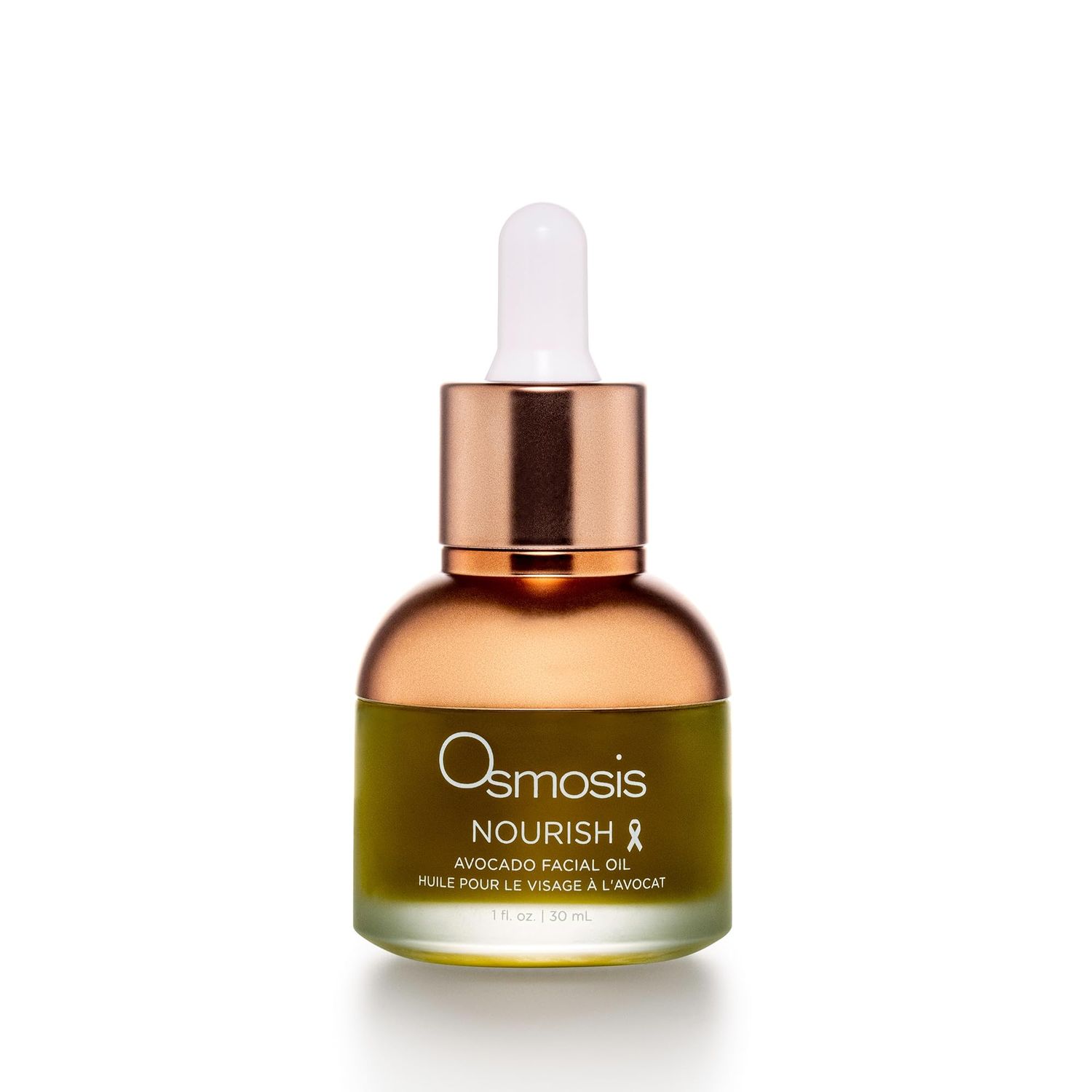 OSMOSIS NOURISH Organic Avocado Facial Oil, Cold Pressed, Aging, Pigmented, Sensitive, Dry, Irritated, Oily, Blemish-Prone Skin, 1 Fl Oz