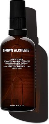 Grown Alchemist Detox Toner Mist, Remove Impurities with Skin Defense Antioxidant Protection for Less Noticeable Fine Lilnes and Wrinkles, 3.38 Ounce