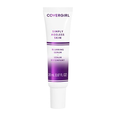 COVERGIRL Simply Ageless Blurring Serum, Anti Wrinkle Serum, Face Serum, 1 Pack,Skin Tightening Serum, Reduces Fine Lines, Formulated with Vitamin A E, Argan Oil, Coconut Oil