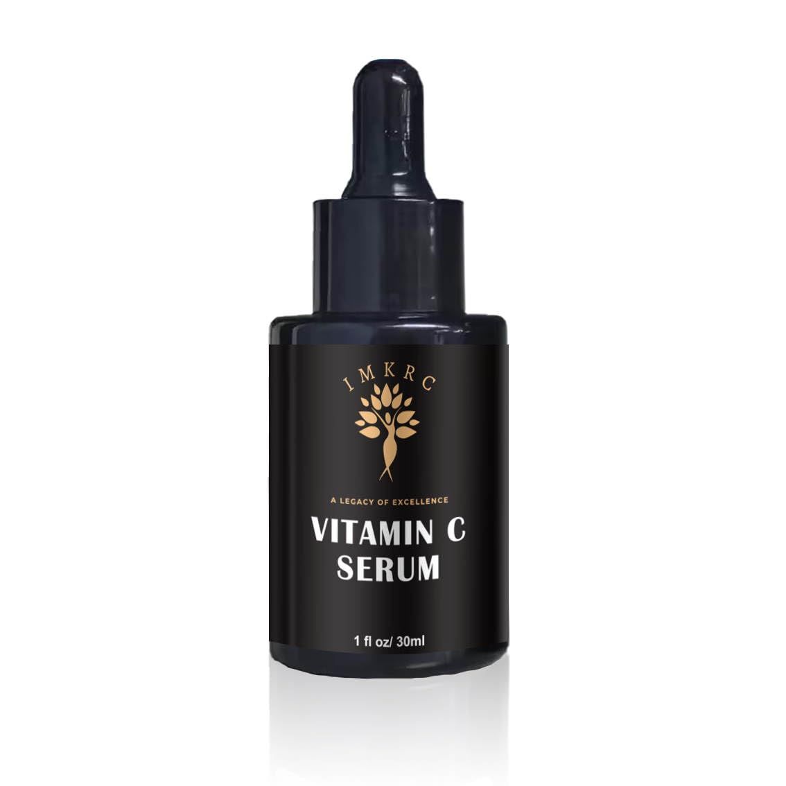 IMKRC Vitamin C Serum, 20 L-Ascorbic Acid, with Hyaluronic Acid, Ferulic Acid, Vitamin E, 30ml