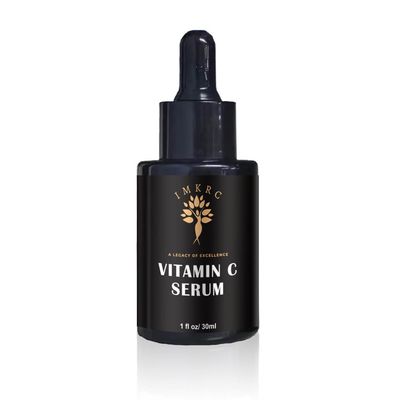 IMKRC Vitamin C Serum, 20 L-Ascorbic Acid, with Hyaluronic Acid, Ferulic Acid, Vitamin E, 30ml