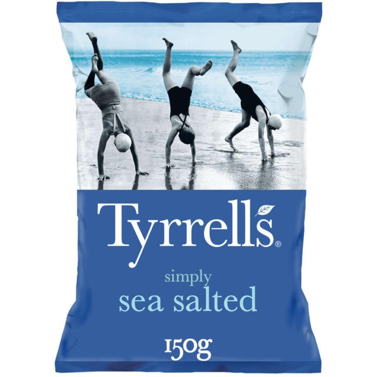 Tyrrells Chips Lightly Sea Salted 150 g
