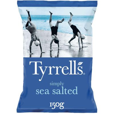 Tyrrells Chips Lightly Sea Salted 150 g