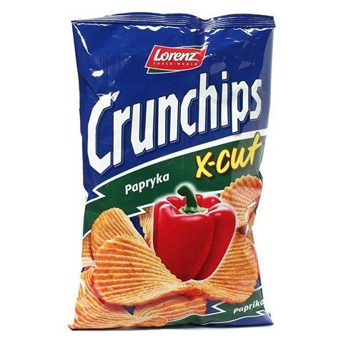 Lorenz Cruchnips X-Cut PAPRIKA Potato Chips -PACK of 2-