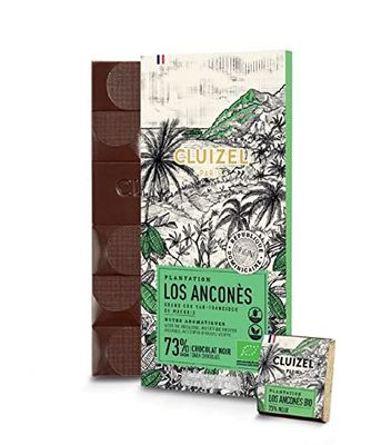 Cluizel Organic Tablet Los Ancones Dark Chocolate 73, 70G