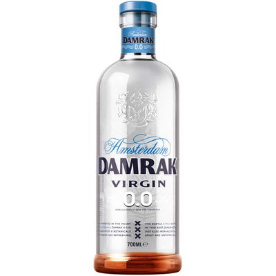 DAMRAK VIRGIN 0.0 - Non Alcoholic Distilled Spirit - Highest Rated Citrus-Forward Gin Mocktails - Mix Delicious Non Alcoholic Cocktails