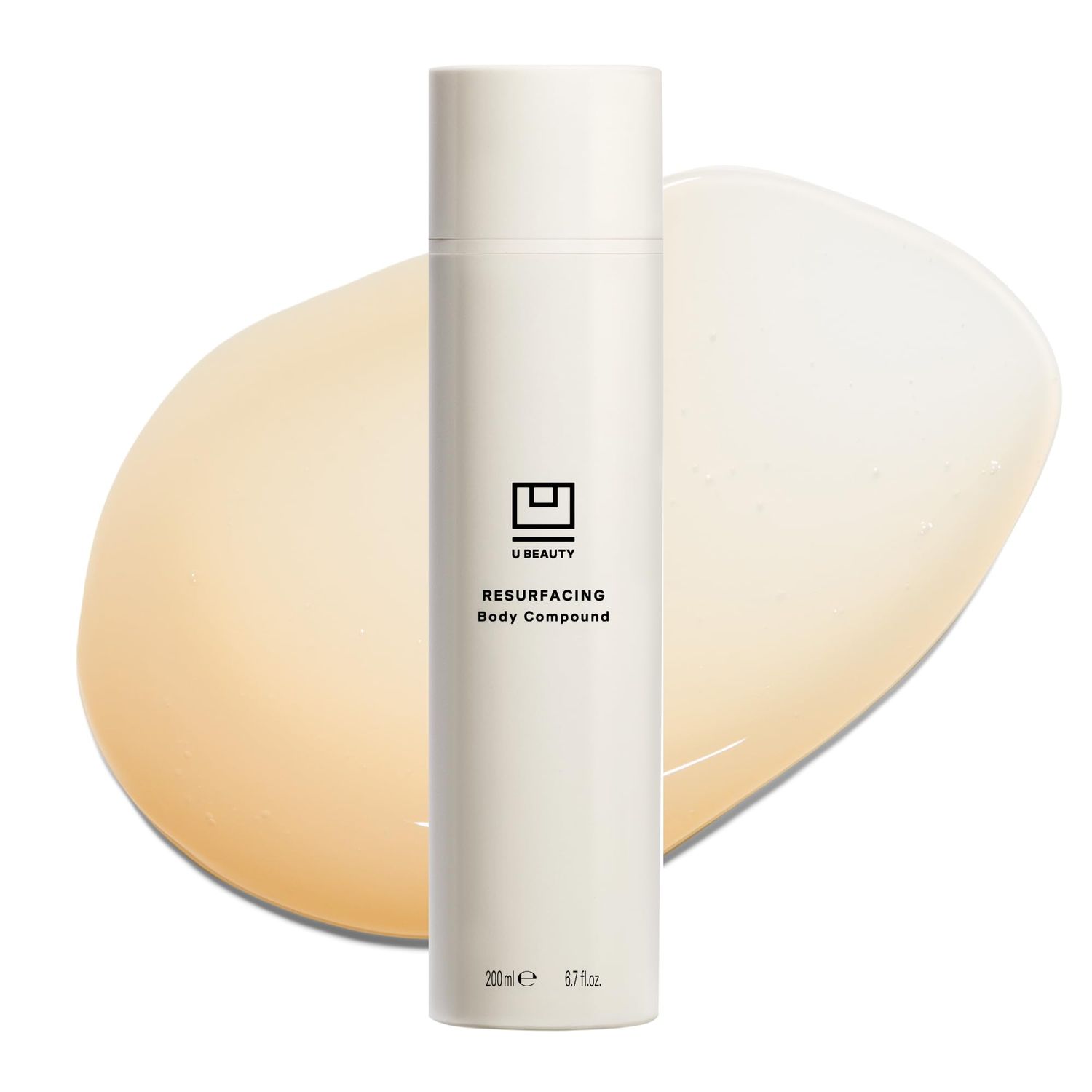 U Beauty Resurfacing Body Compound - Firming AHA Retinol Serum, Phytic, Lactic Glycolic Acids Tackle Keratosis Pilaris Uneven Texture - Shea Butter Papain for Hydrated Soothed Skin - 6.7 Fl Oz