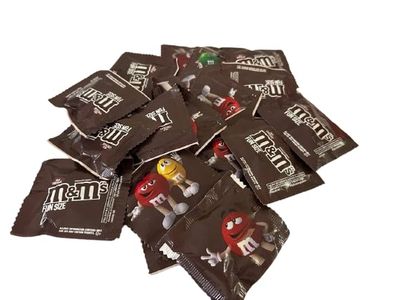 Milk Chocolate MM - 1LB Fun Size Bulk Candy for Halloween, Christmas and more in a NikAn Supplies Bag